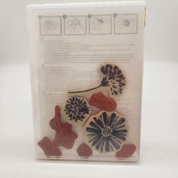 Stampin Up Love & Care Cling Stamp Set Unmounted Flowers Friend Cardmaking - Picture 2 of 4